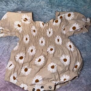 Floral Tan Kids Bottoms